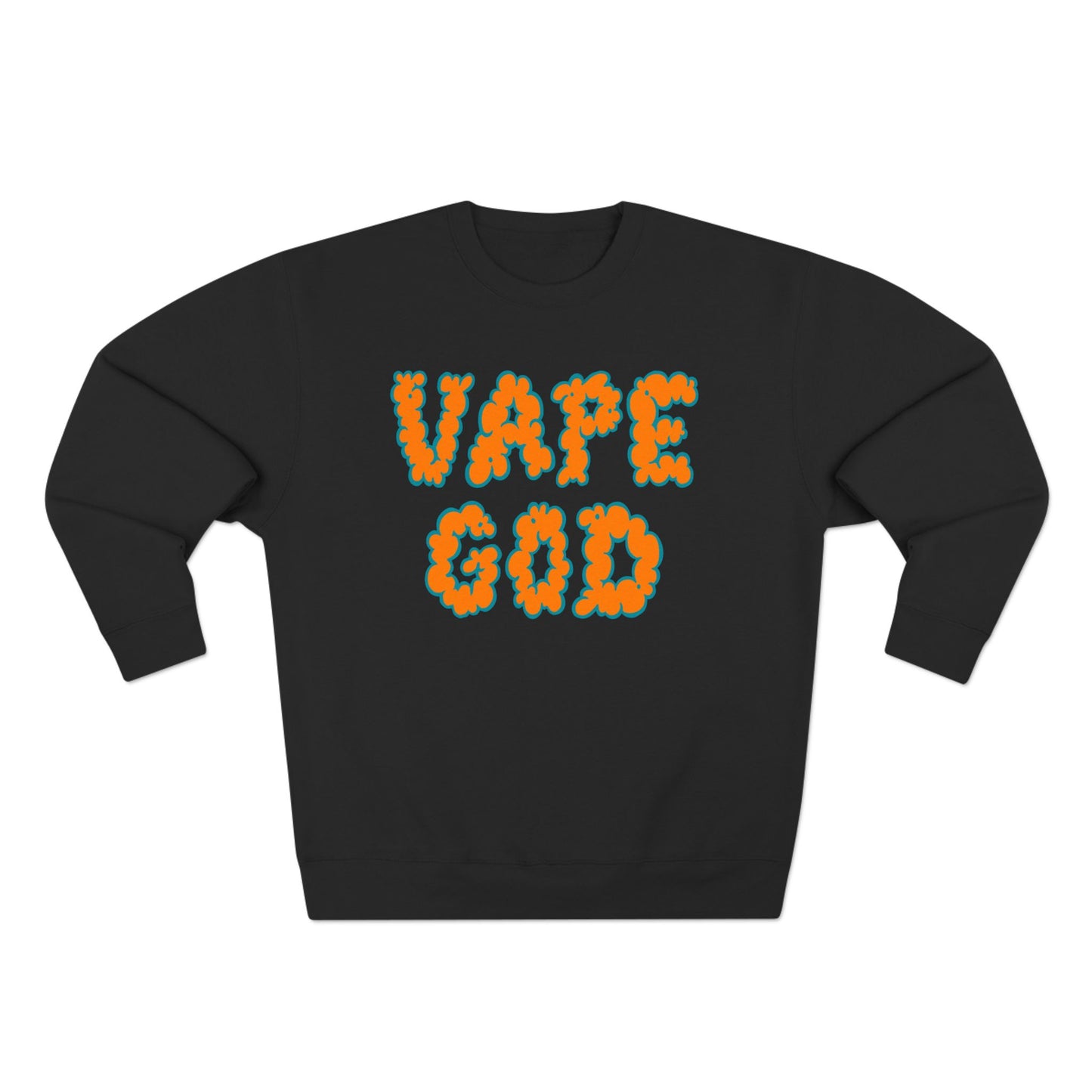 Vape God (Miami Orange) crewneck sweatshirt