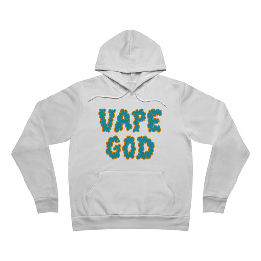 Vape God (Miami Aqua) sponge fleece pullover hoodie