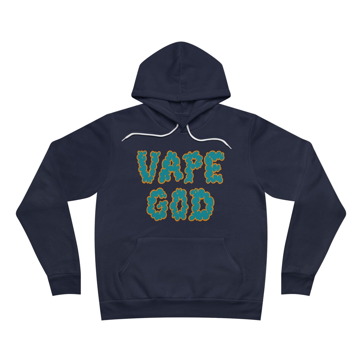 Vape God (Miami Aqua) sponge fleece pullover hoodie