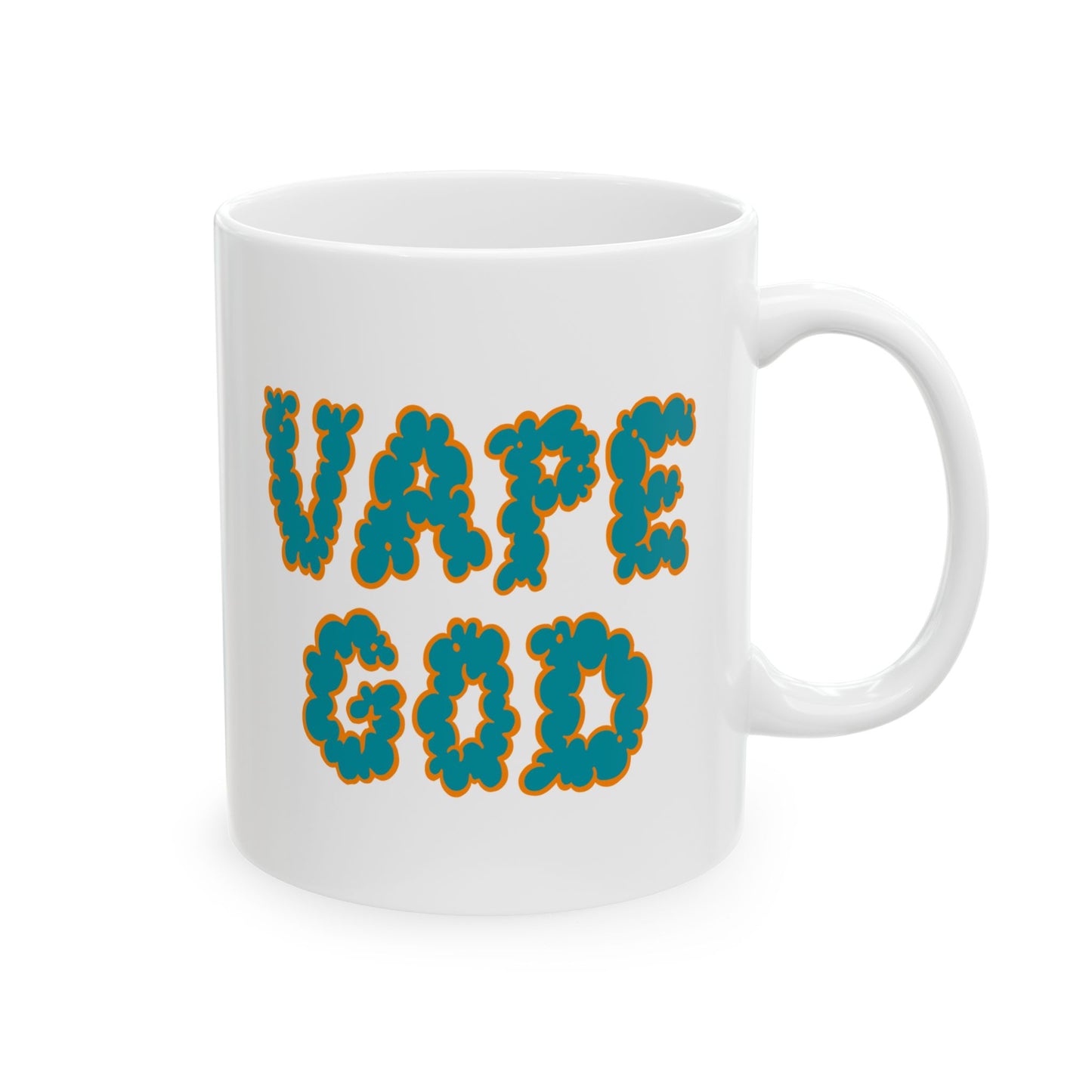 Vape God (Miami Aqua) ceramic mug (11oz, 15oz)