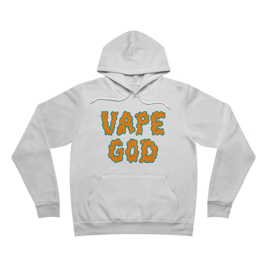 Vape God (Miami Orange) sponge fleece pullover hoodie