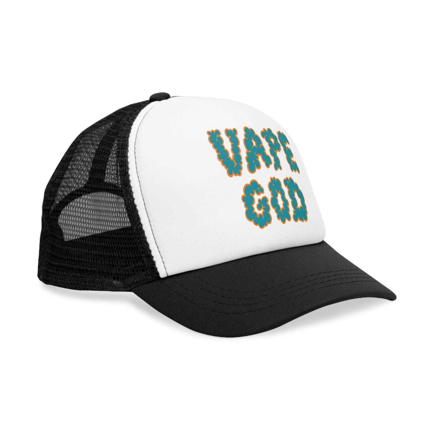 Vape God (Miami Aqua) trucker hat