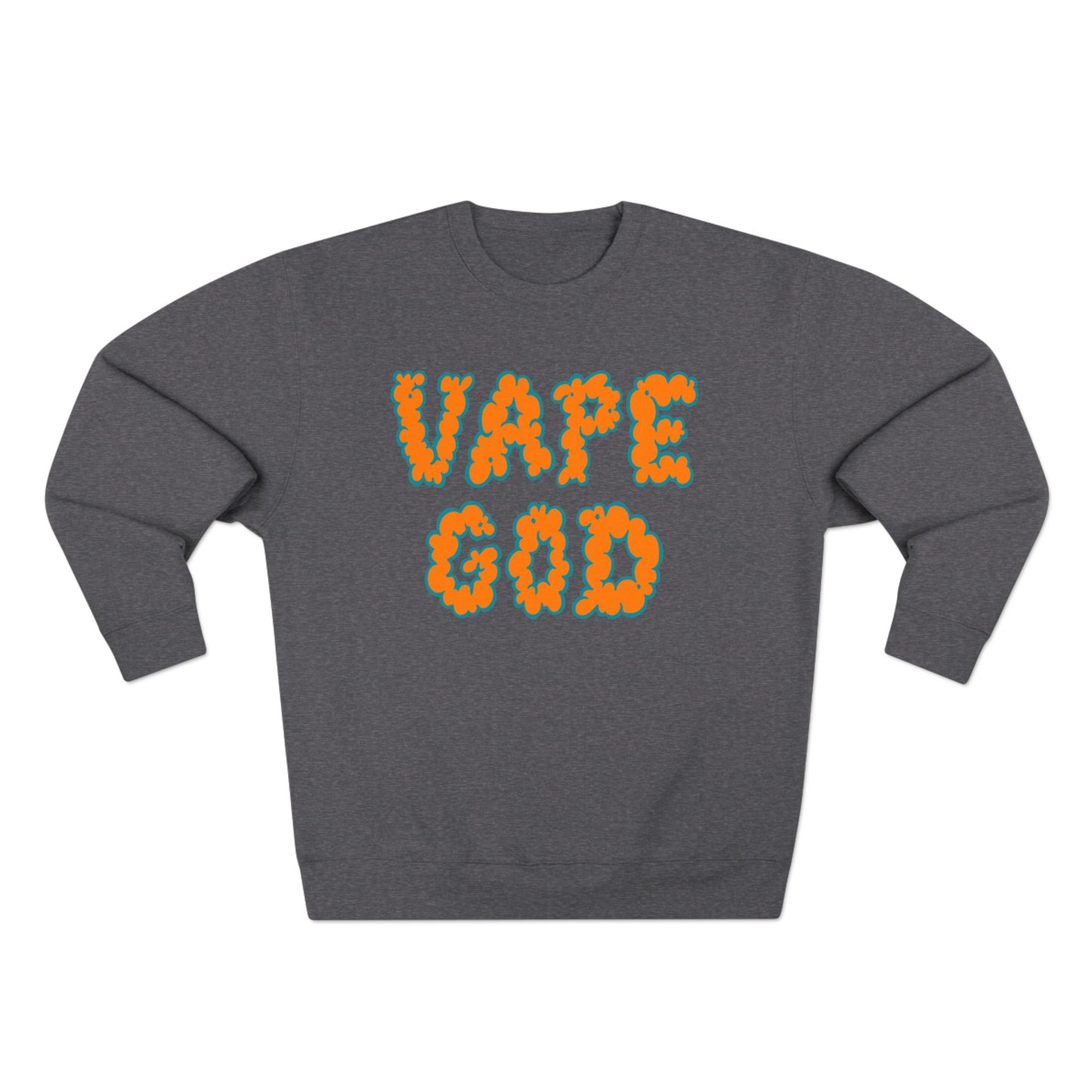 Vape God (Miami Orange) crewneck sweatshirt