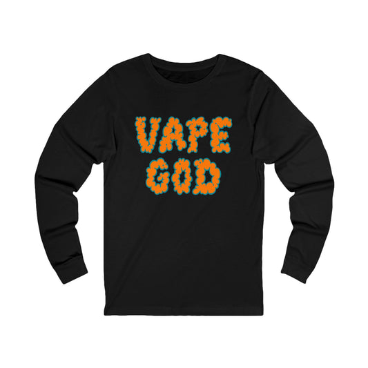 Vape God (Miami Orange) long sleeve tee